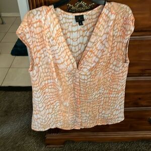 Orange blouse
